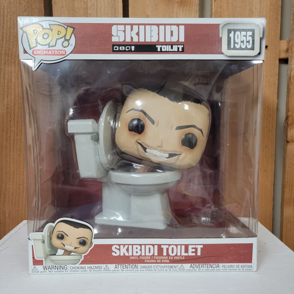 Funko Pop! Vinyl Jumbo 10 in: Skibidi Toilet - Skibidi Toilet - #1955